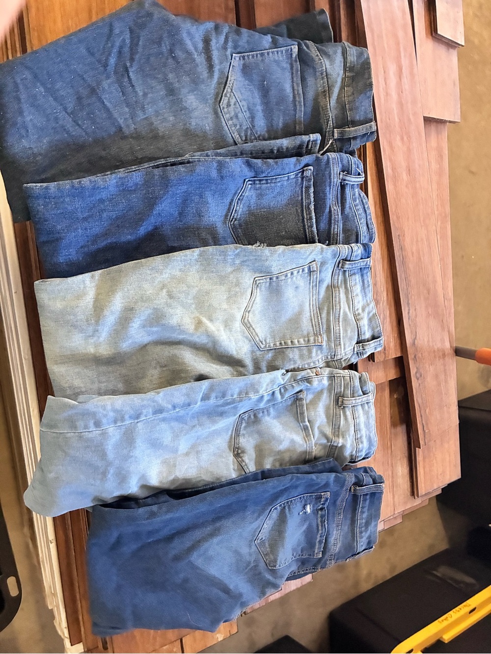 Girls Blue Denim Jeans pack of five!